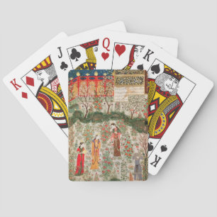 Persian Garden, 15th century (w/c on paper) Playing Cards