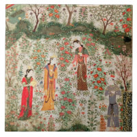 Persian Garden, 15th century (w/c on paper)