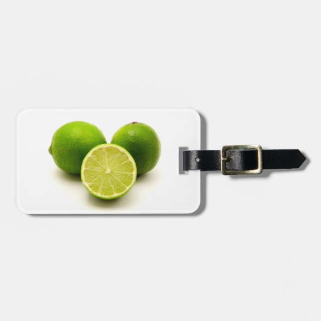 Persian lime luggage tag (Front Horizontal)