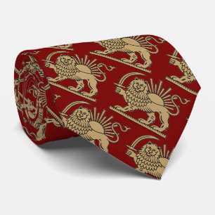Persian Lion and Sun Tie