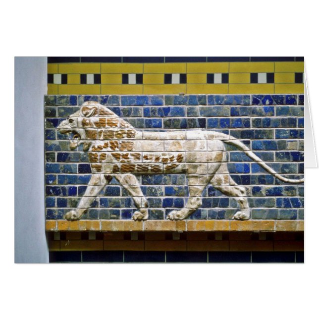 Persian Lion - Glazed Brick, Istanbul (Front Horizontal)