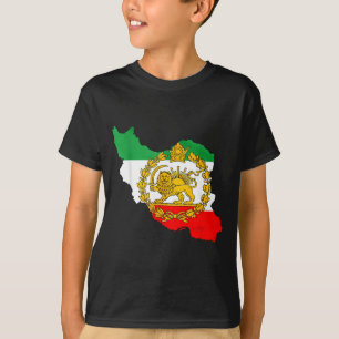 Persian lion, iran map, iranian flag, lion & T-Shirt