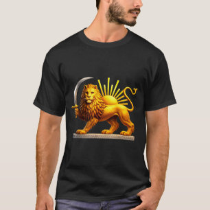 Persian lion, iranian flag, lion & sun emblem T-Shirt