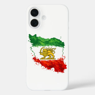 Persian Lion & Sun iPhone 16 Case   Iran Map Phone