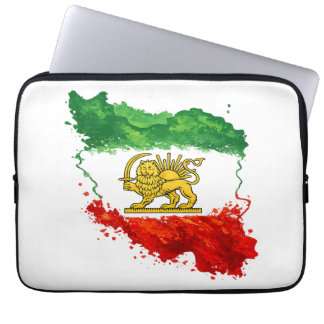 Persian Lion & Sun Laptop Sleeve | Iran Map Laptop