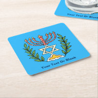 Persian Magen David Menorah