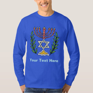 Persian Magen David Menorah T-Shirt