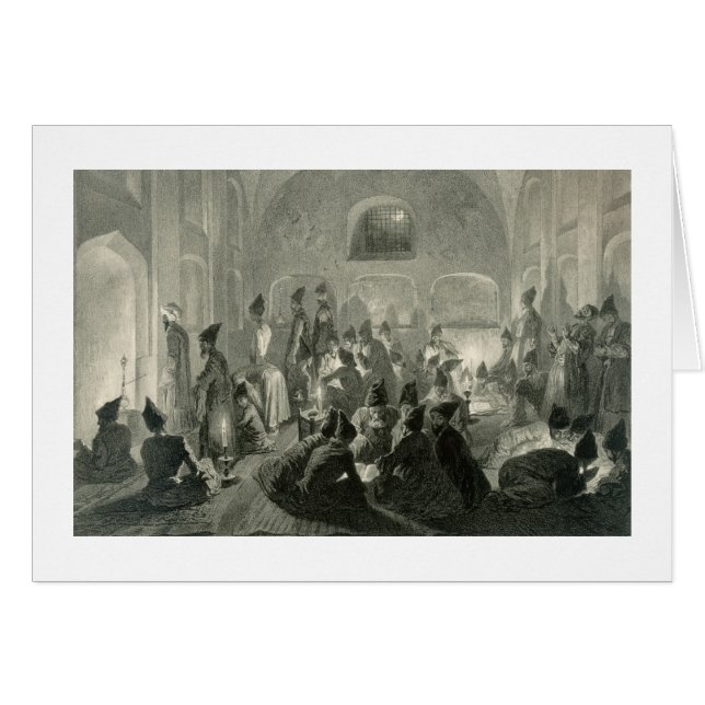 Persian Mosque at Yerevan, Armenia, a Night During (Front Horizontal)