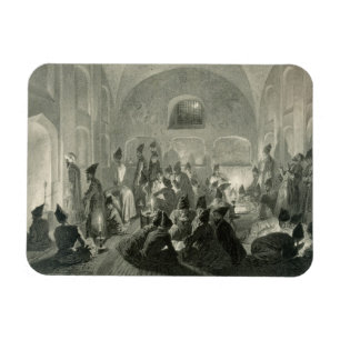 Persian Mosque at Yerevan, Armenia, a Night During Magnet