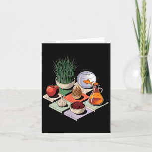 Persian new year spring festival - nowruz  card