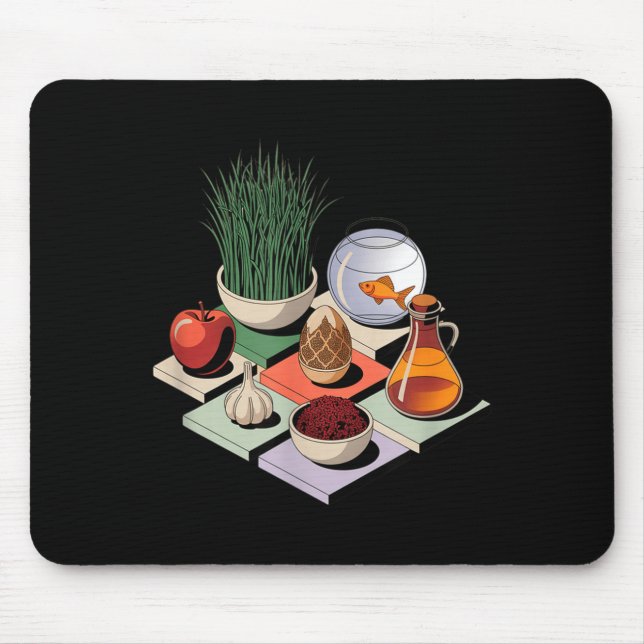 Persian new year spring festival - nowruz  mouse pad (Front)