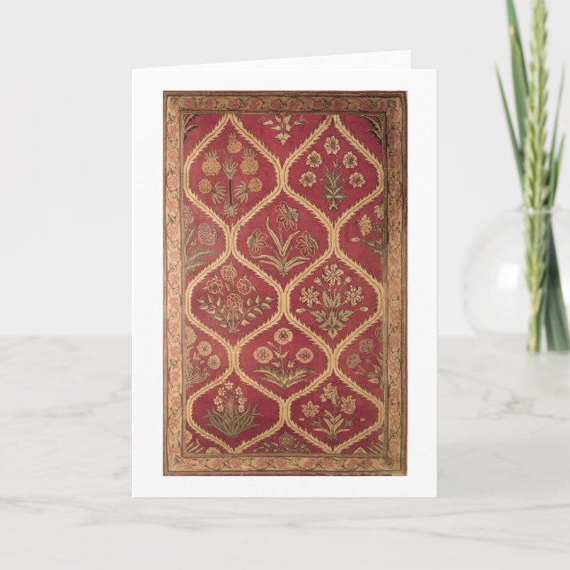 Persian or Turkish carpet, 16th/17th century (wool Card (Front)