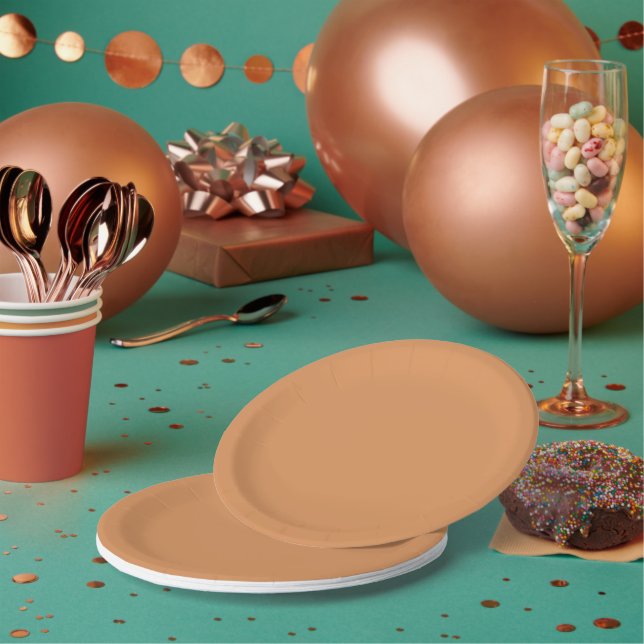 Persian Orange Paper Plate (Multi)