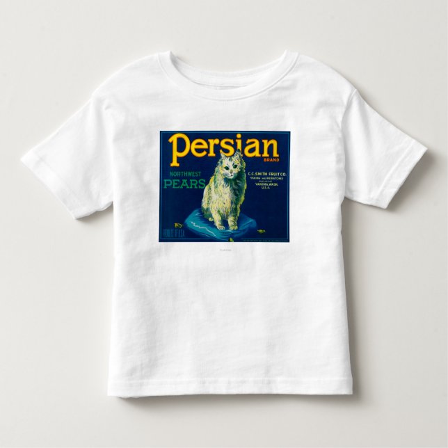 Persian Pear Crate LabelYakima, WA Toddler T-Shirt (Front)