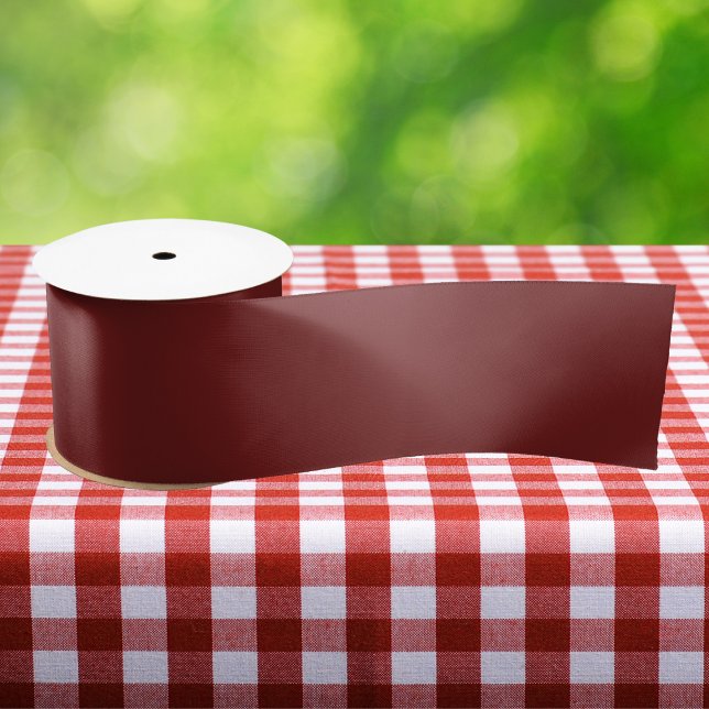 Persian Plum Solid Colour Satin Ribbon (Creator Uploaded)