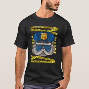 Persian Police Officer Policeman Police Cat T-Shirt