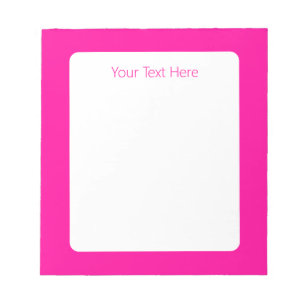 Persian Rose solid deep pink Notepad