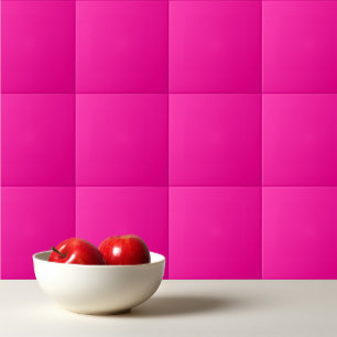Persian Rose solid deep pink Tile