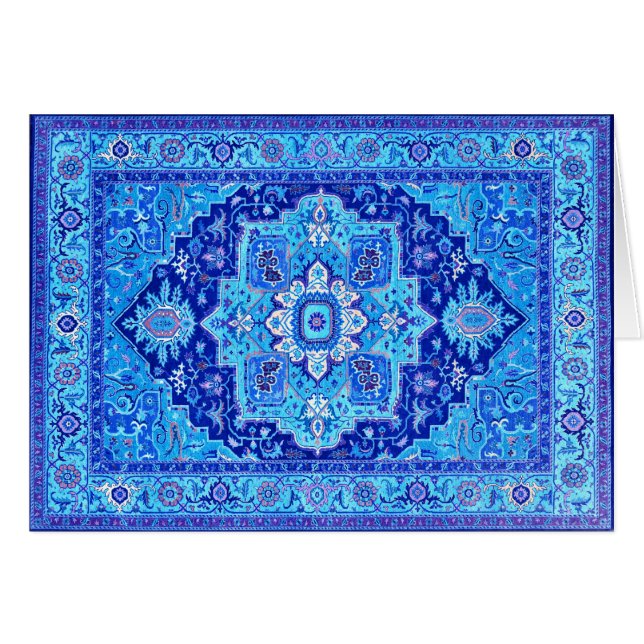 PERSIAN RUG - Blue (Front Horizontal)