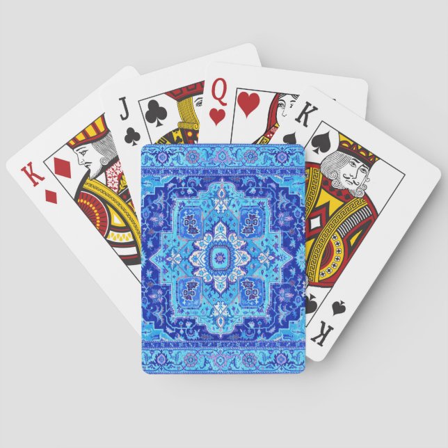 PERSIAN RUG - Blue Playing Cards (Back)