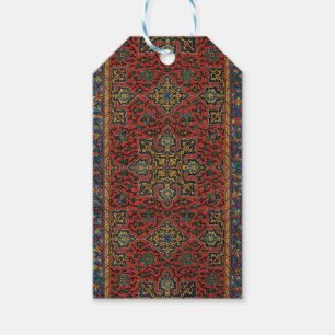 Persian Rug Carpet Red Blue Classic Gift Tags