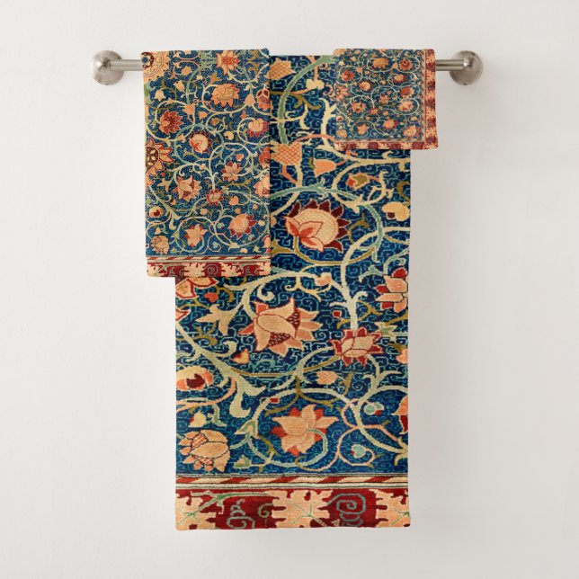 Persian Rug Design Bath Towel Set (Insitu)
