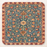 Persian Rug Design Square Paper Coaster<br><div class="desc">Classical Persian design rug design. 

Customise to your liking.</div>