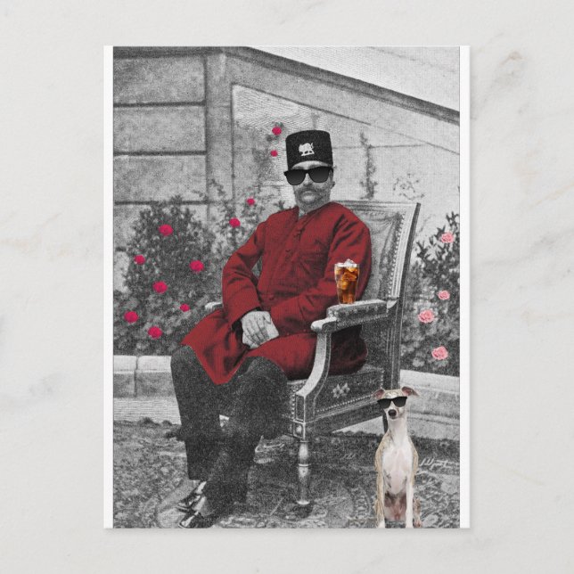 Persian shah from Qajar - Iran Postcard (Front)