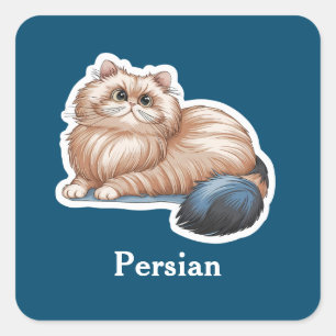 Persian Square Sticker