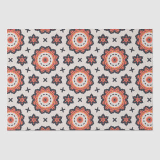 Persian Star Pattern Yellow Beige Orange  Tissue Paper