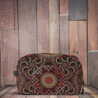 Persian sunniest framed ethnic semicircle mandala