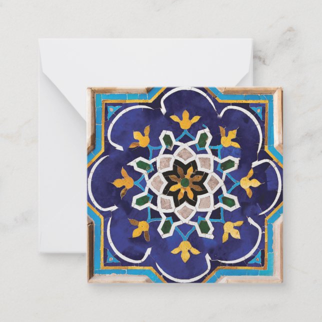 Persian Tile Card (Front)