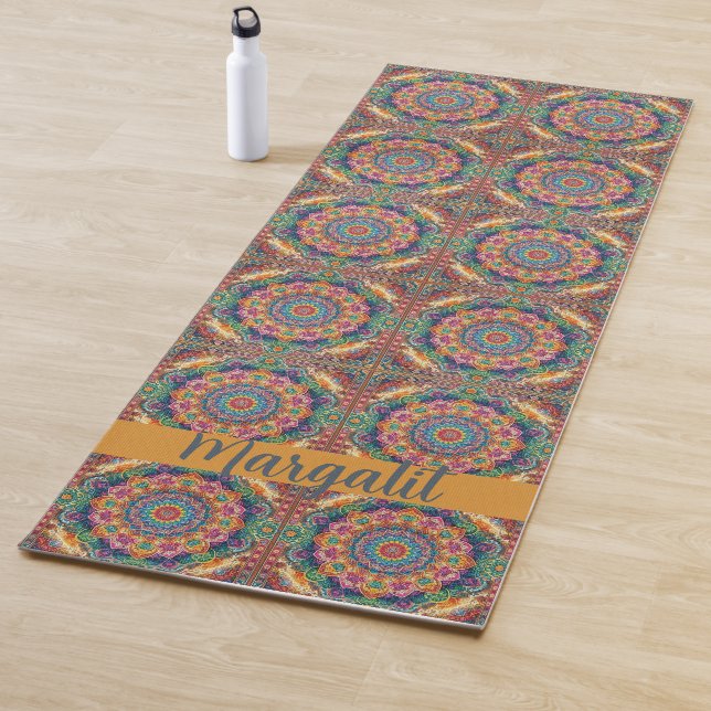 Persian Turkish Arabic Indian Rug Designer Style Yoga Mat (In Situ)