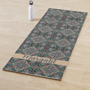 Persian Turkish Arabic Indian Rug Designer Style Yoga Mat