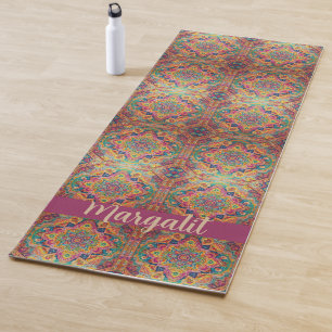 Persian Turkish Arabic Indian Rug Designer Style Yoga Mat