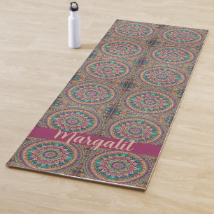 Persian Turkish Arabic Indian Rug Designer Style Yoga Mat