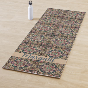 Persian Turkish Arabic Indian Rug Designer Style Yoga Mat