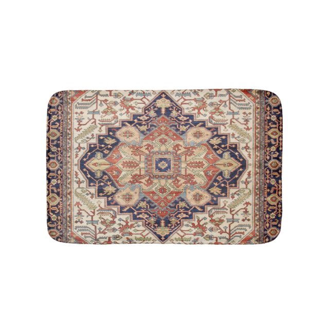 PERSIAN VINTAGE ORIENTAL DESIGN BATH MAT (Front)