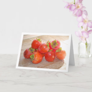 Persimmon Fruit Card