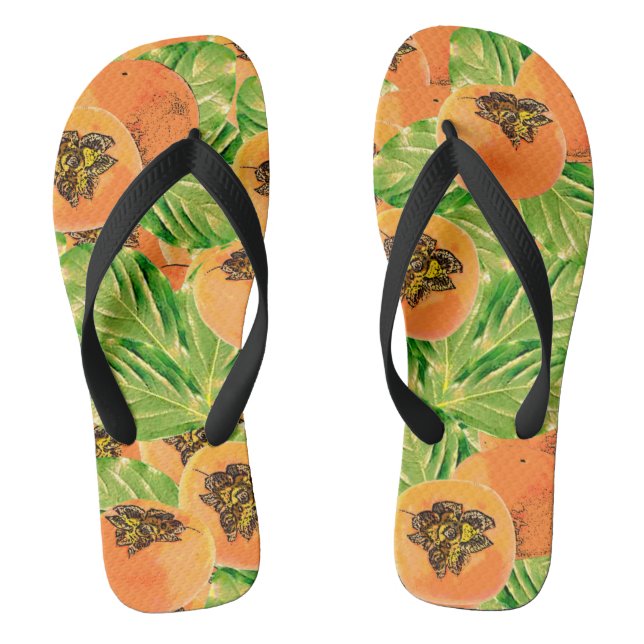 persimmon(kaki) jandals (Footbed)