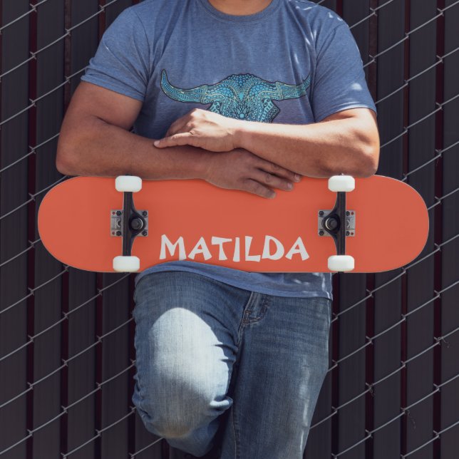 Persimmon Modern Name | Stylish Trendy  Skateboard (Outdoor 3)