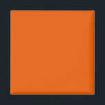 Persimmon Orange EC5800 Colour Add Your Name Optio Magnet<br><div class="desc">A full scale PNG image based on the HEX code (six-digit hex triplet) shown. Use this code to mix, match and customise any other item to go with this, or to add to other collections. Hex codes may be used to customise most text and background colours on Zazzle products. You...</div>