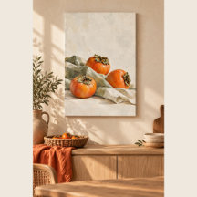 Persimmon Quiet Canvas Print
