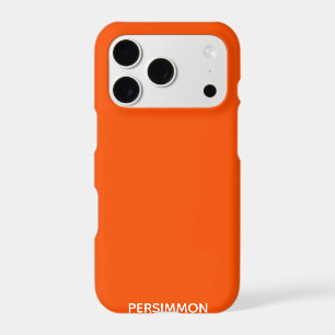 Persimmon red colour name