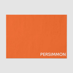 Persimmon red colour name tissue paper