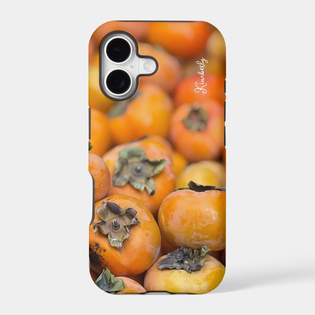 Persimmons Farmers Market Fruit iPhone / iPad case (Back)
