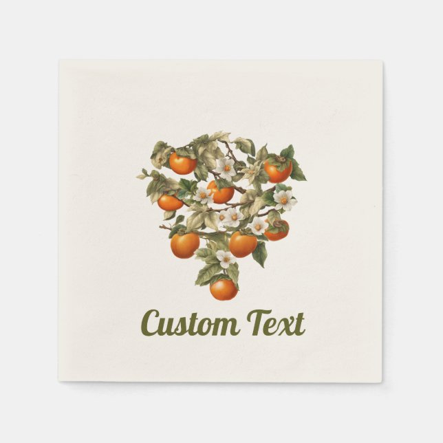 Persimmons Napkin (Front)