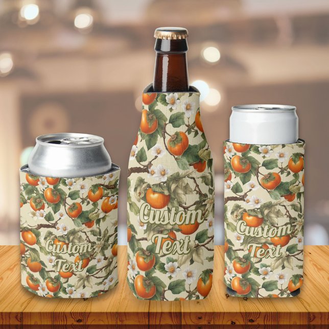 Persimmons Pattern Bottle Cooler (Creator Uploaded)