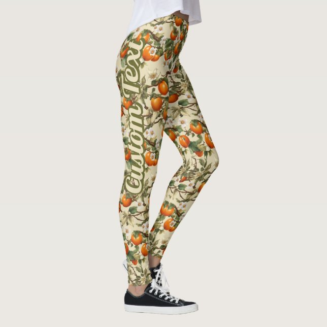 Persimmons Pattern Leggings (Right)