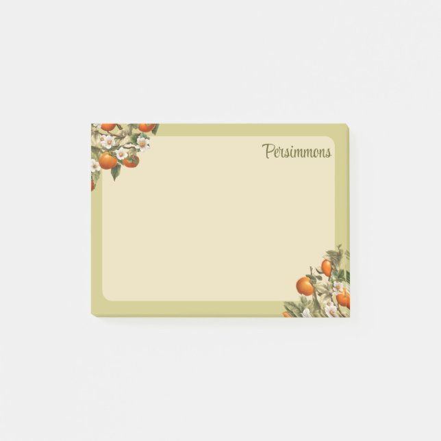 Persimmons Post-it Notes (Front)